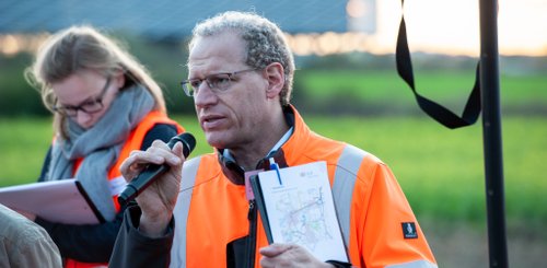 Lokalforum Haundorf 2019: Hr. Dr. Hacker spricht zu den Teilnehmenden