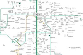 Darstellung der Buslinie 288 in Erlangen