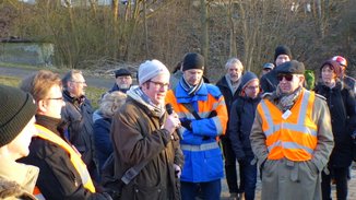 Lokalforum Erlangen Regnitzquerung: Blick auf die Teilnehmer*innen