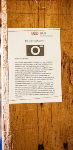 1. Ostast-Forum 2023: Fotohinweis