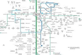 Darstellung der Buslinie 280,290 in Erlangen