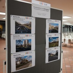 Lokalforum Erlangen Süd 2019: Blick auf den Info-Aushang