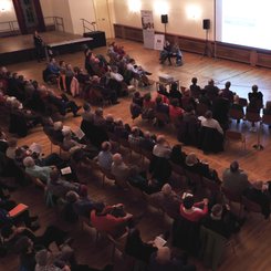 Lokalforum Regnitzquerung 2019: Ein Blick in den Saal