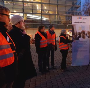 Lokalforum Sieboldstraße 2019: Blick auf die ZV StUB Mitarbeitenden