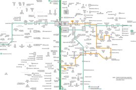 Darstellung der Buslinie 293 in Erlangen