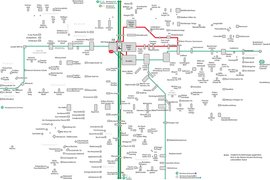 Darstellung der Buslinie 299 in Erlangen