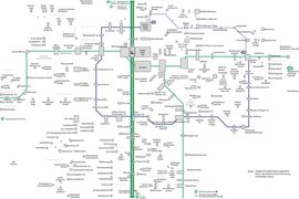 Darstellung der Buslinie 280 in Erlangen