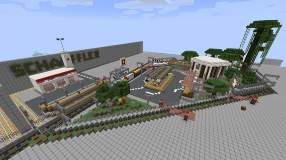 3. Kinder- und Jugendbeteiligung Minecraft: Haltestelle am Bahnhof