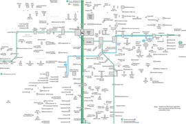 Darstellung der Buslinie 296 in Erlangen